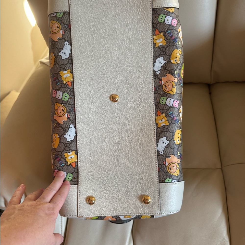 Gucci Multicolor Cartoon Pattern Bag - Picture 7 of 13